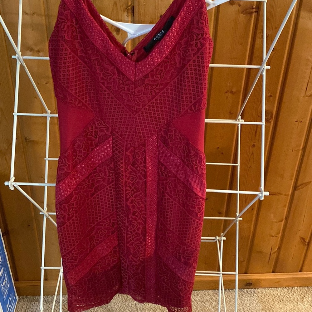 Guess Fuschia bodycon dress size S